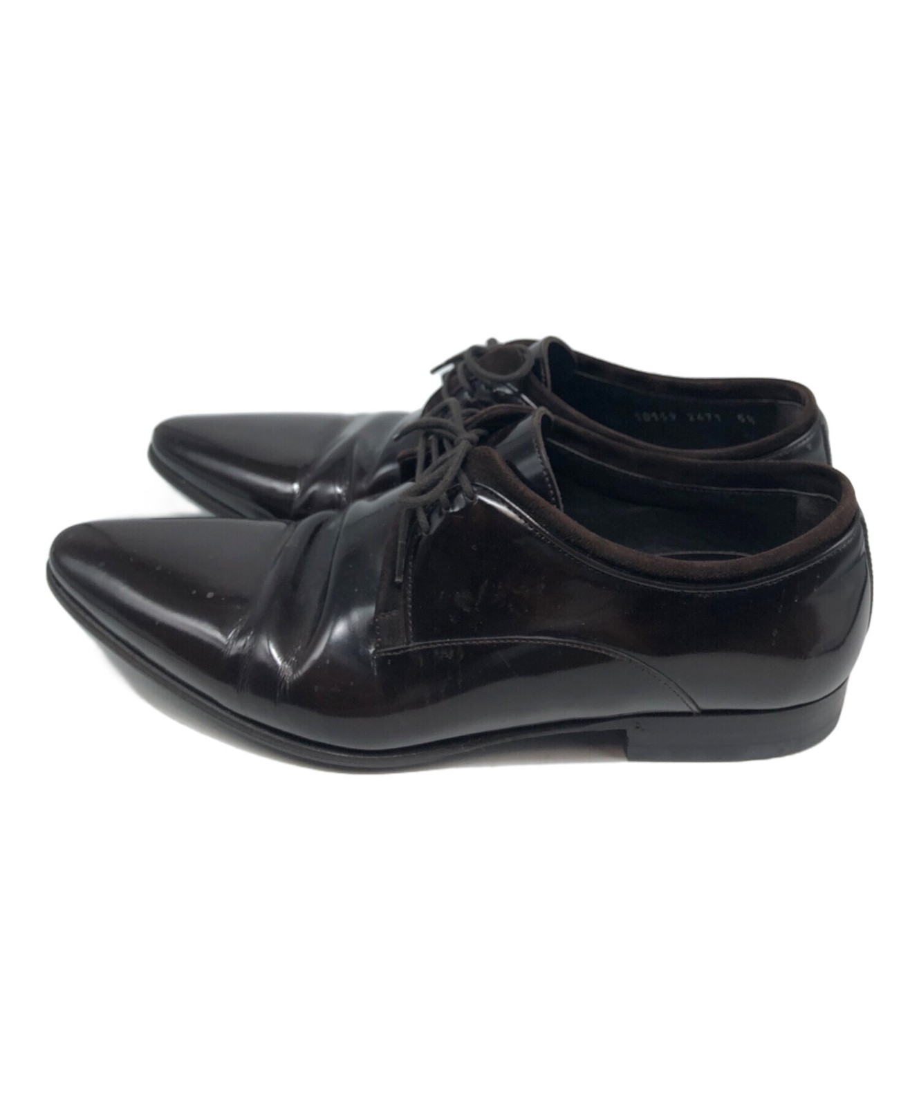 Dolce & Gabbana 3-Hole Enamel Shoes BFl26