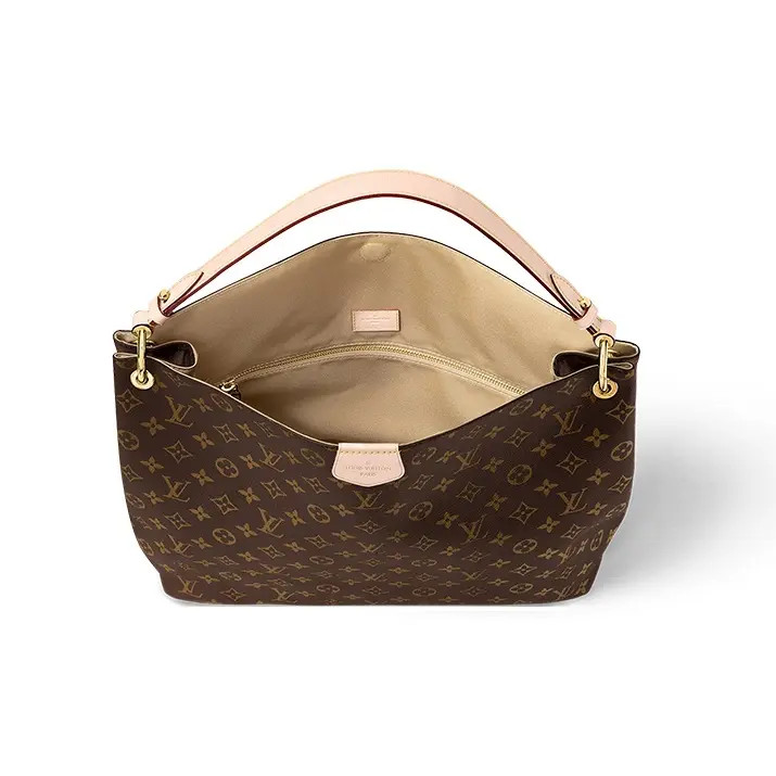 LOUIS VUITTON Gracefu Monogram Hobo Bag Tote Bag Handbag Women’s 16×5.5×13.7 in