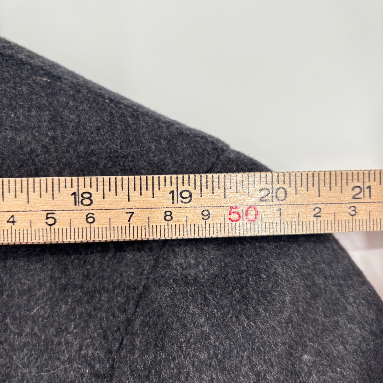 Ermenegildo Zegna Soft Wool Overcoat Charcoal Button Front Notched Collar IT 52