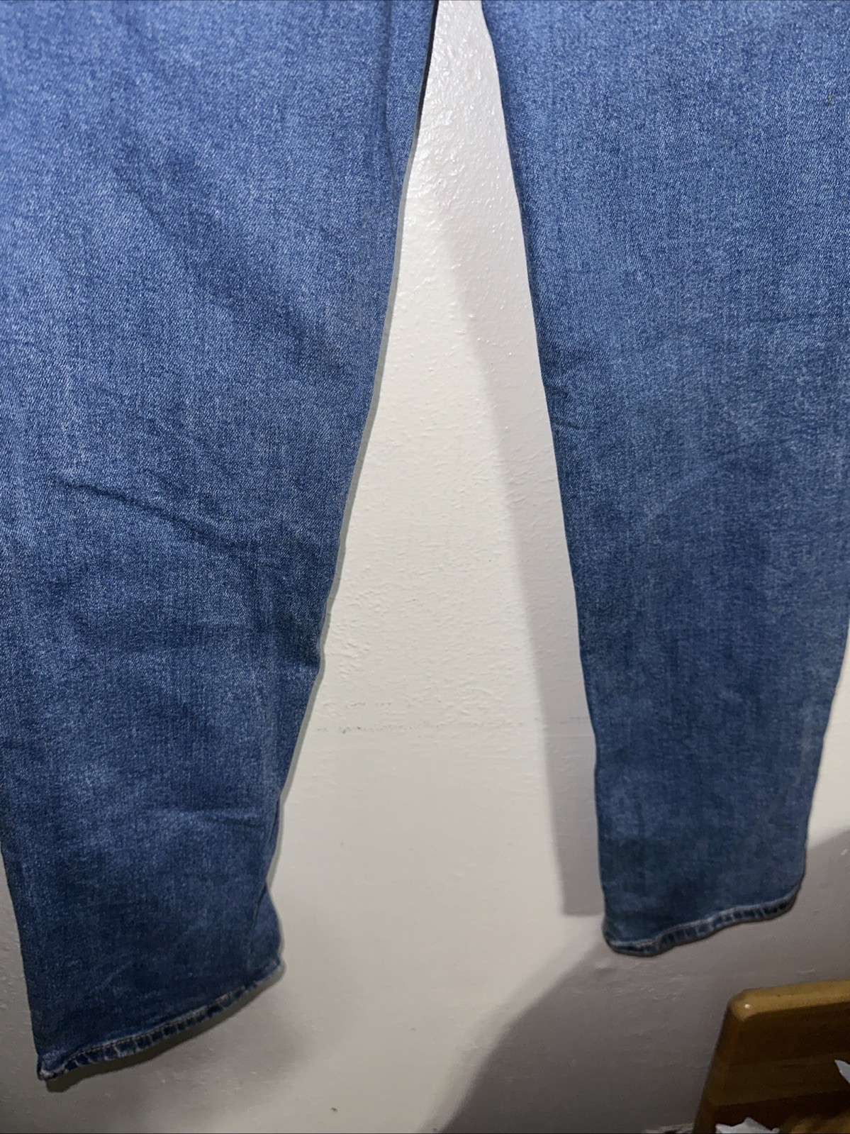 Time & True Women’s Blue Bootcut Jeans, Size 10 Reg Stretch Denim Wide Legs