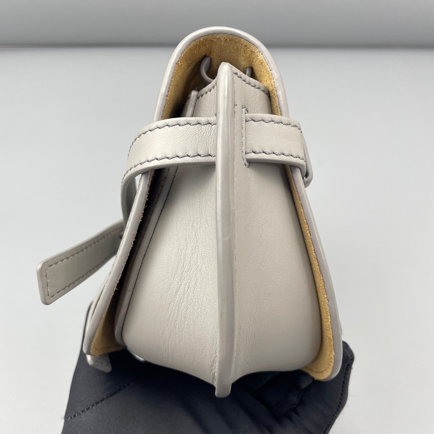 Loewe Pre-Owned Authentic Saddle Bag Grey 20*11*9cm Free Tracked Shipping