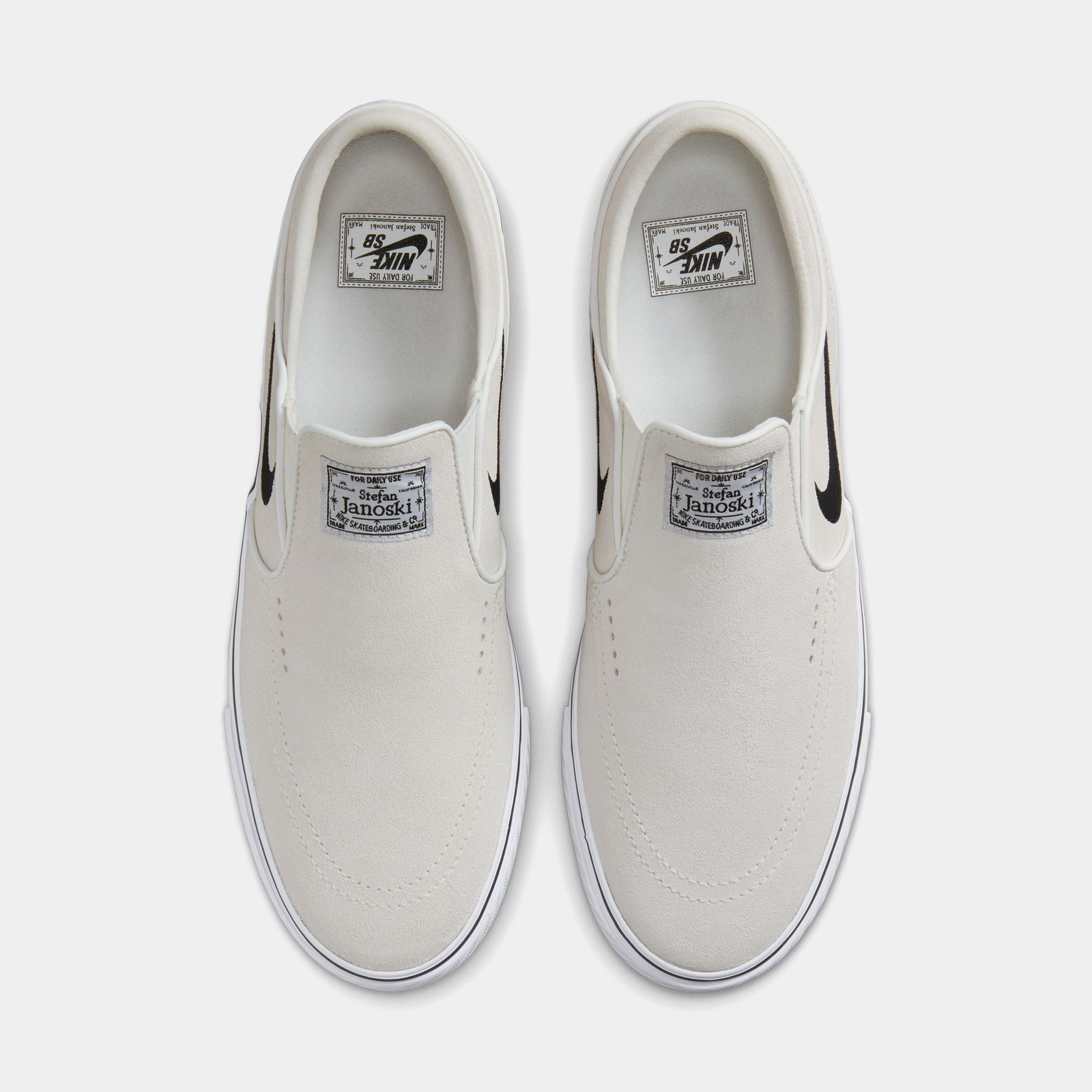 Nike SB Zoom Stefan Janoski+ Slip Summit White Black FN5893-100 Men’s Skate
