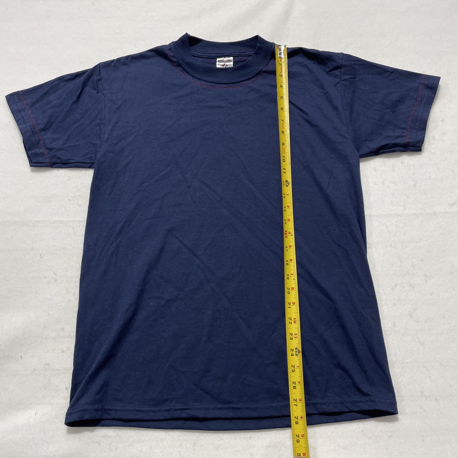Jerzees Heavyweight Blend T-Shirt Size Medium M Navy Blue Blank Tee Unisex
