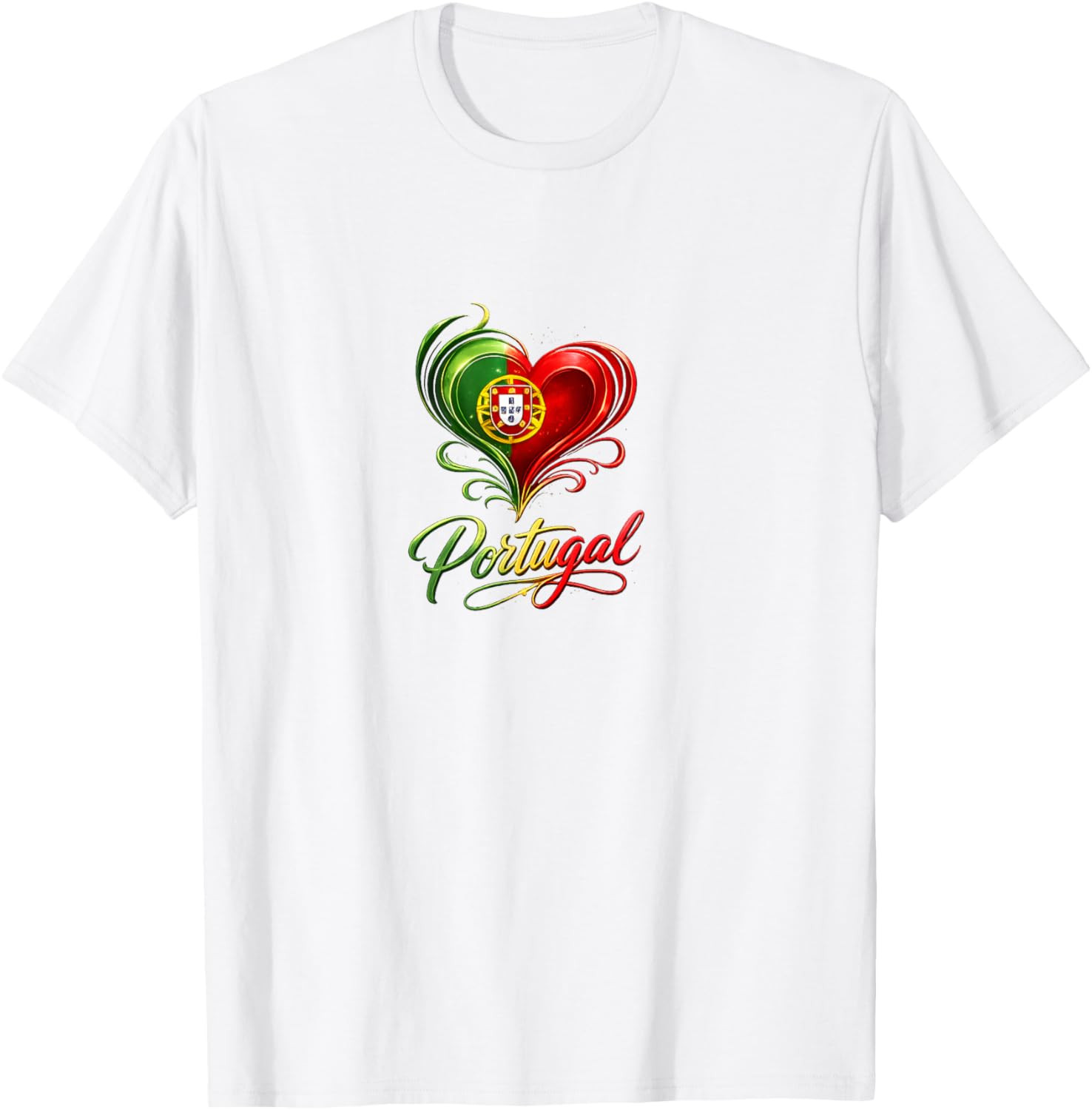 Portugal Heart Love Kids Adults T-Shirt