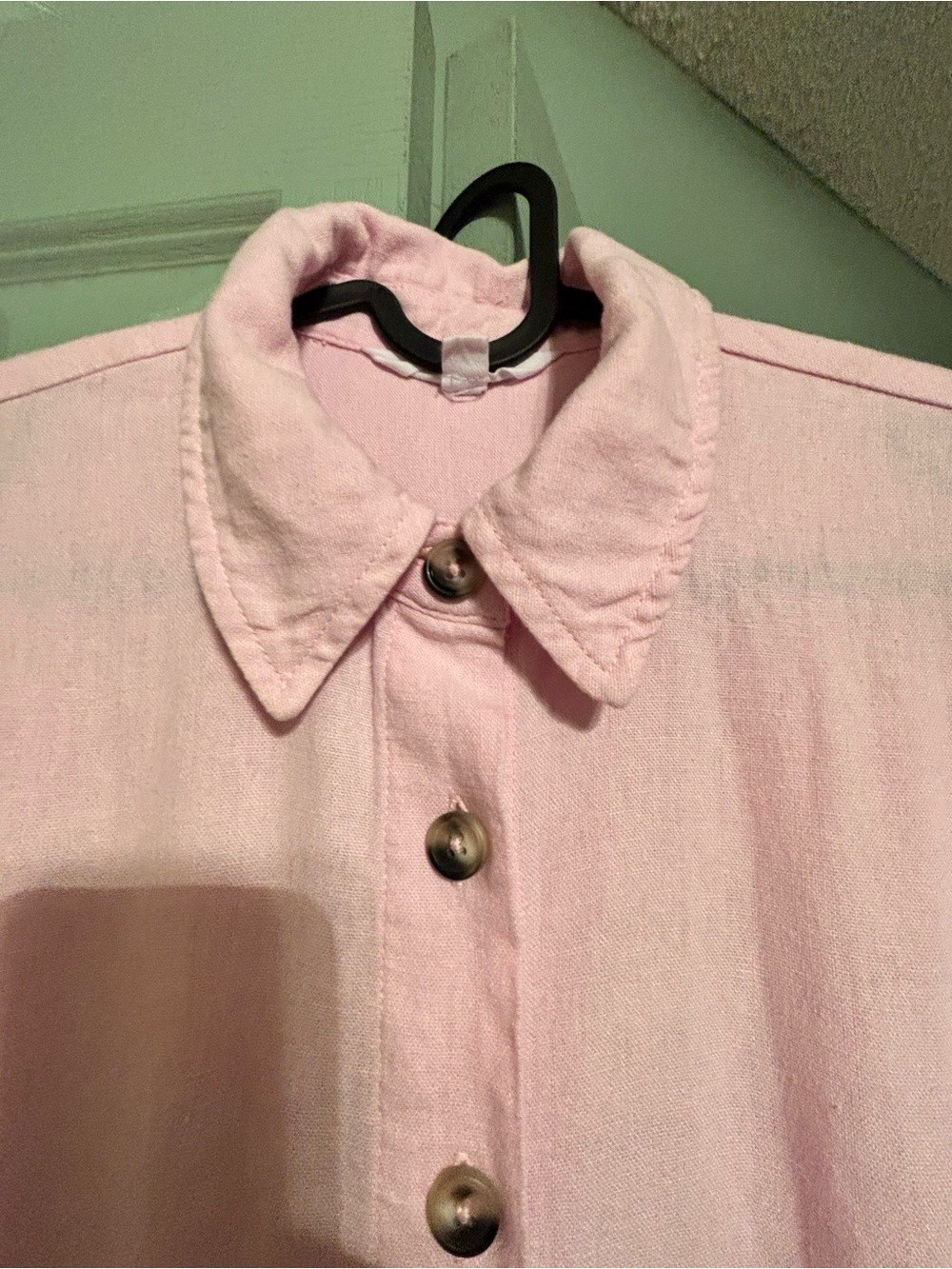 Steve Madden Light Pink Button-Front Romper – Never Worn!
