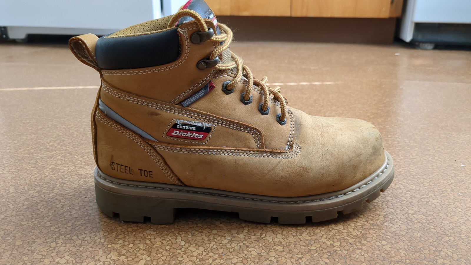 Dickies Waterproof Steel Toe Boots US Men’s 7½