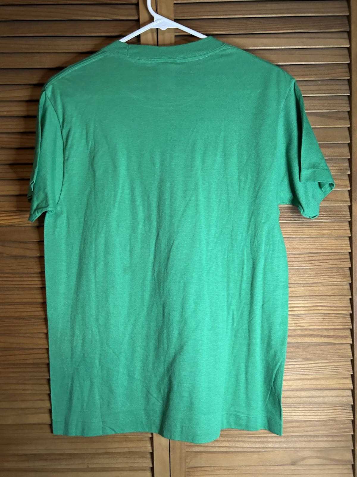 Vintage Ched by Anvil Weaver Marine T-Shirt Tee Green Size L