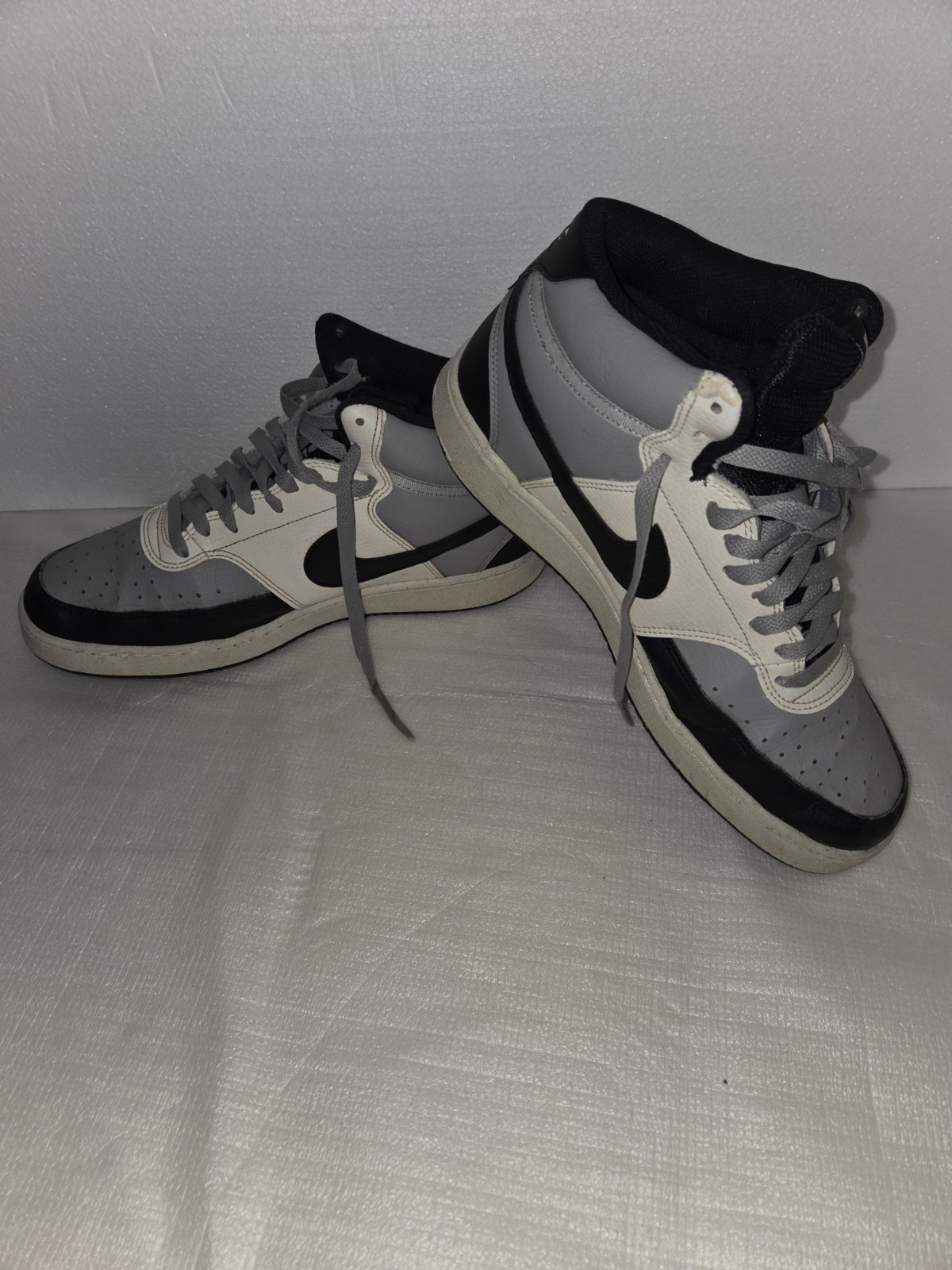 Size 10.5 – Nike Court Vision Next Nature Mid Light Smoke Grey Sail