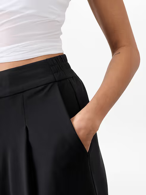 ATHLETA Pinnacle High Rise Trouser 10 | Black Pant #472041 NWT