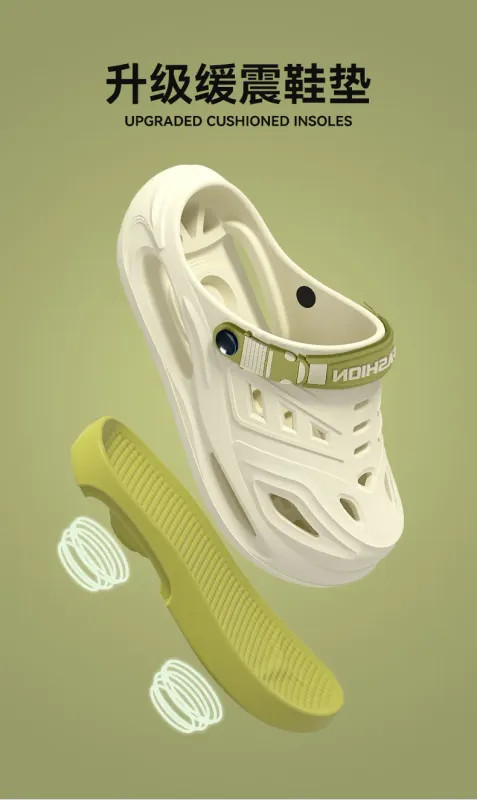 Arch Support Clogs Non-Slip Soft Sole Breathable Summer Garden Shoes for Men Wom