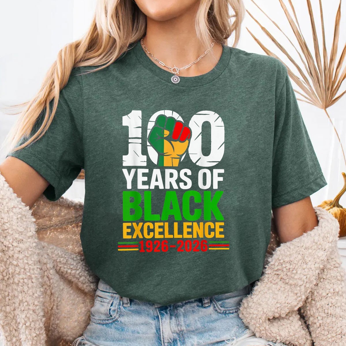 100 Years of Black Excellence Shirt – BHM Centennial Celebration Tee Gift Ideas