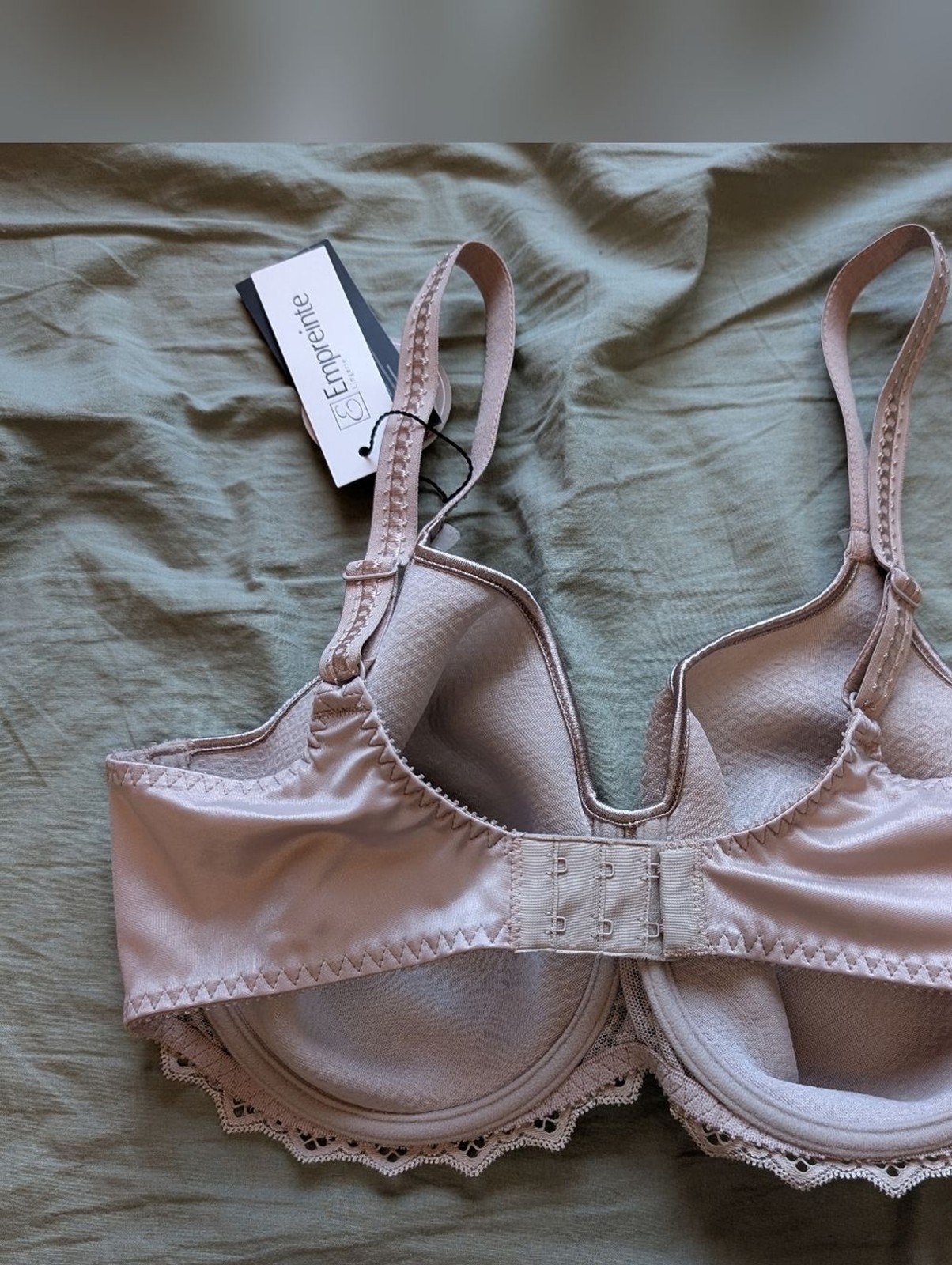 NWT Empreinte Cassiopee Full Cup Bra 36E Rose Sauvage