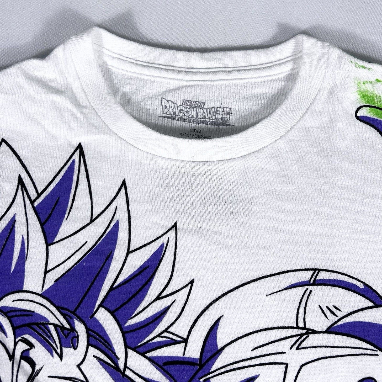 Dragon Ball Super Broly Men’s S White Toei Animation Anime Graphic T-Shirt