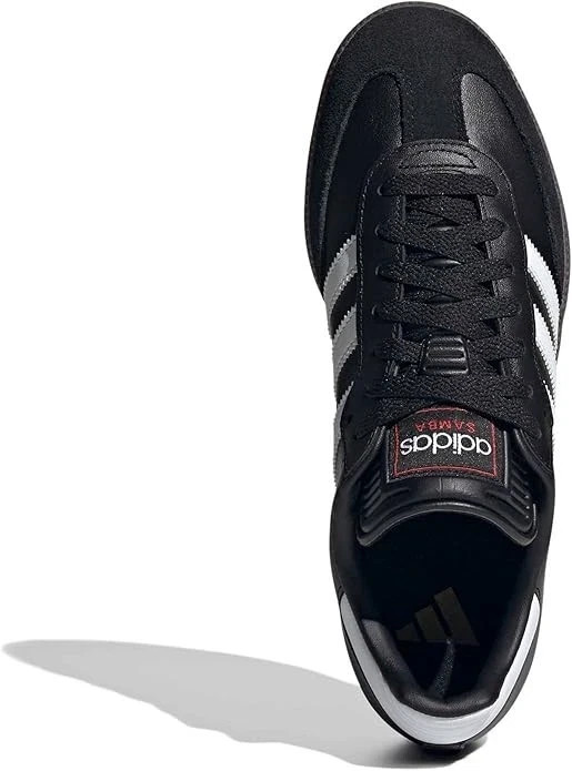 adidas Unisex Samba Indoor Sneaker, Black/White/Vivid Red, 7.5 US Men – NEW