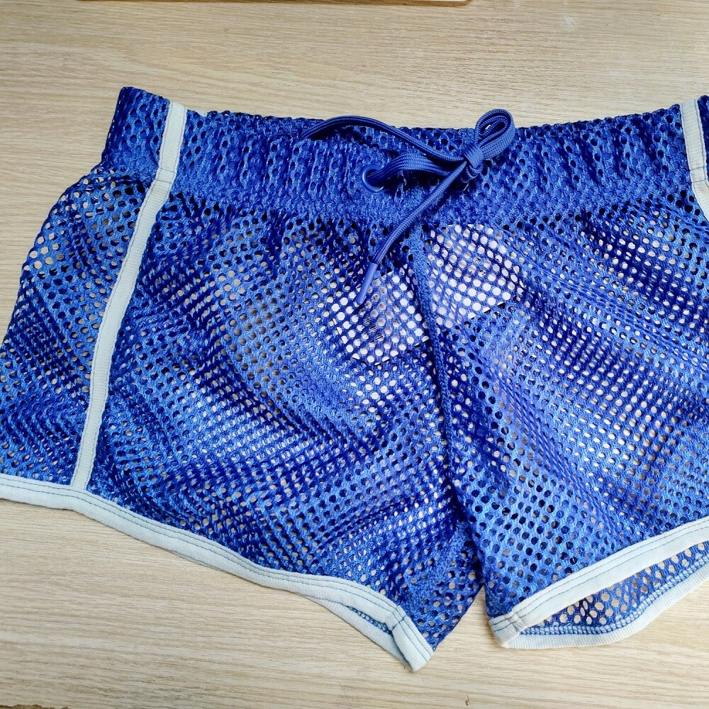 SEOBEAN MENS SEXY MESH SHORTS New Summer shorts Fitness Bodybuilding underwear