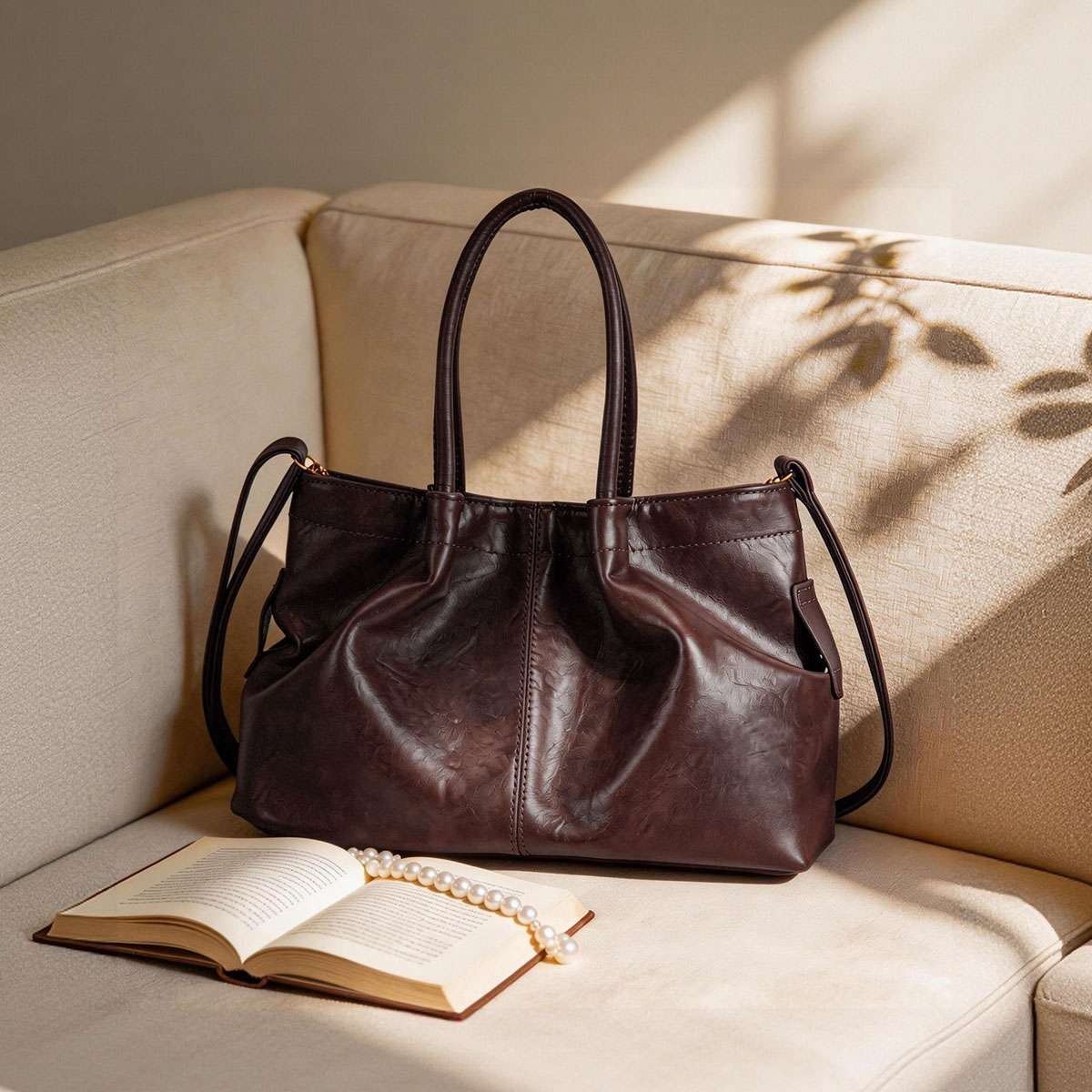 Women Lady Leather Handbags Messenger Shoulder Bags Tote Satchel Purse Large