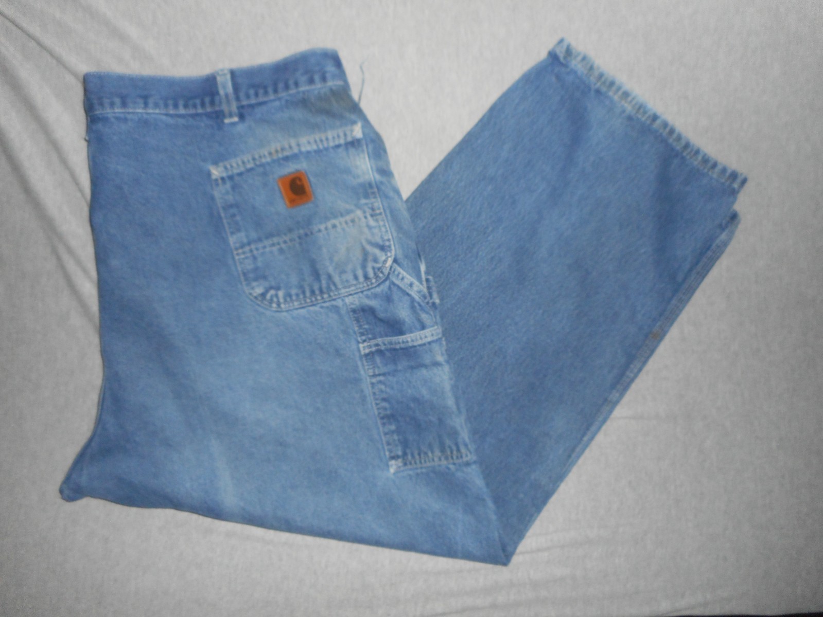 Carhartt Jeans Relaxed Fit Carpenter Work Jeans – MENS 46X30 (TAG 48X30) –