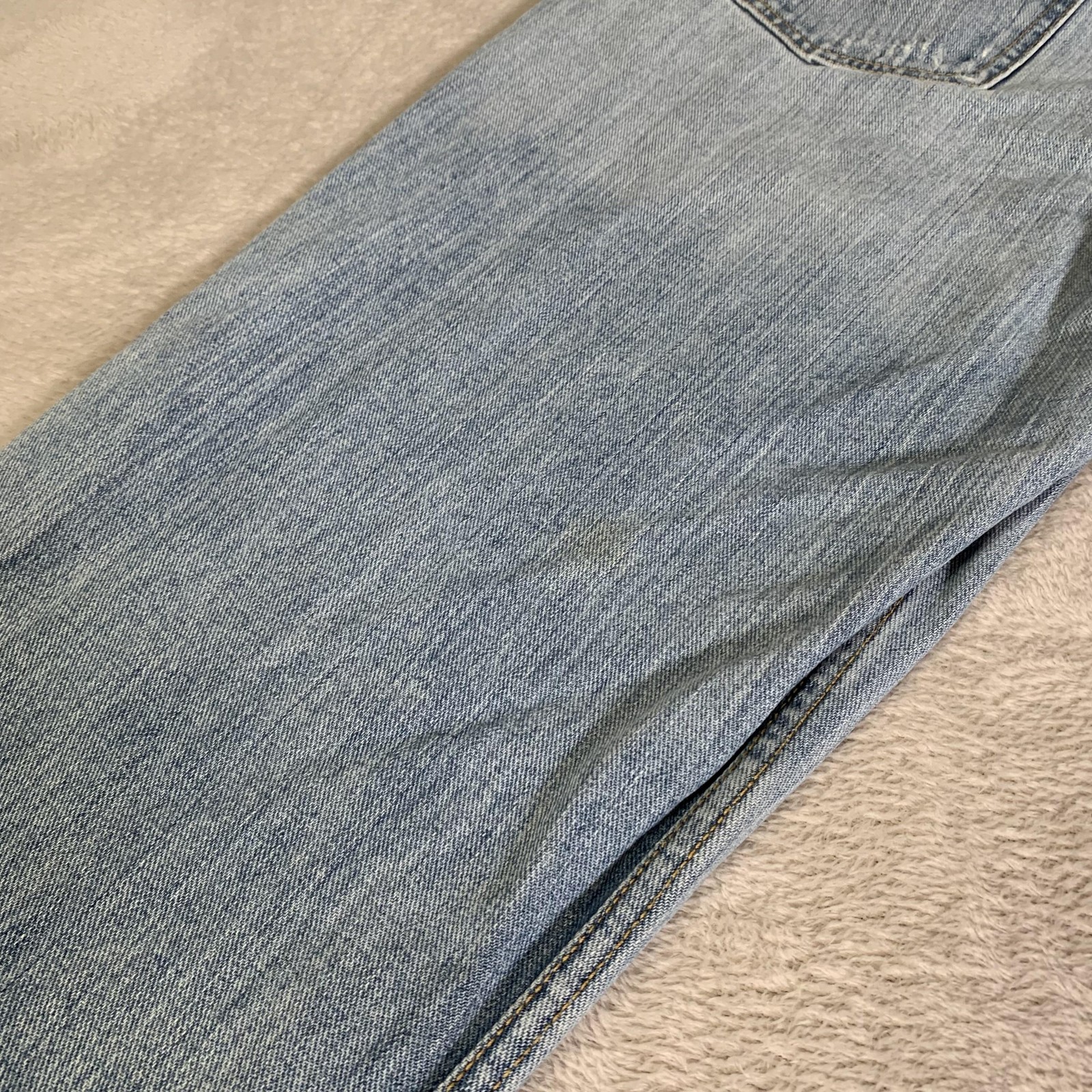 Cinch 003 White Label Rigid Jeans Mens 35×34 Blue Light Wash Stone Bootcut