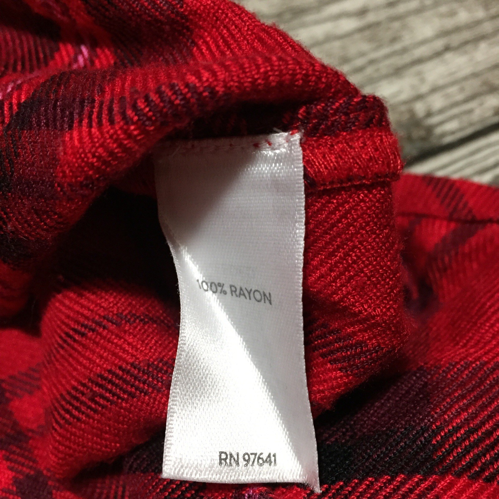 J Jill Relaxed Flannel Shirt Women’s S Red Plaid Button Up Shirt 100% Rayon