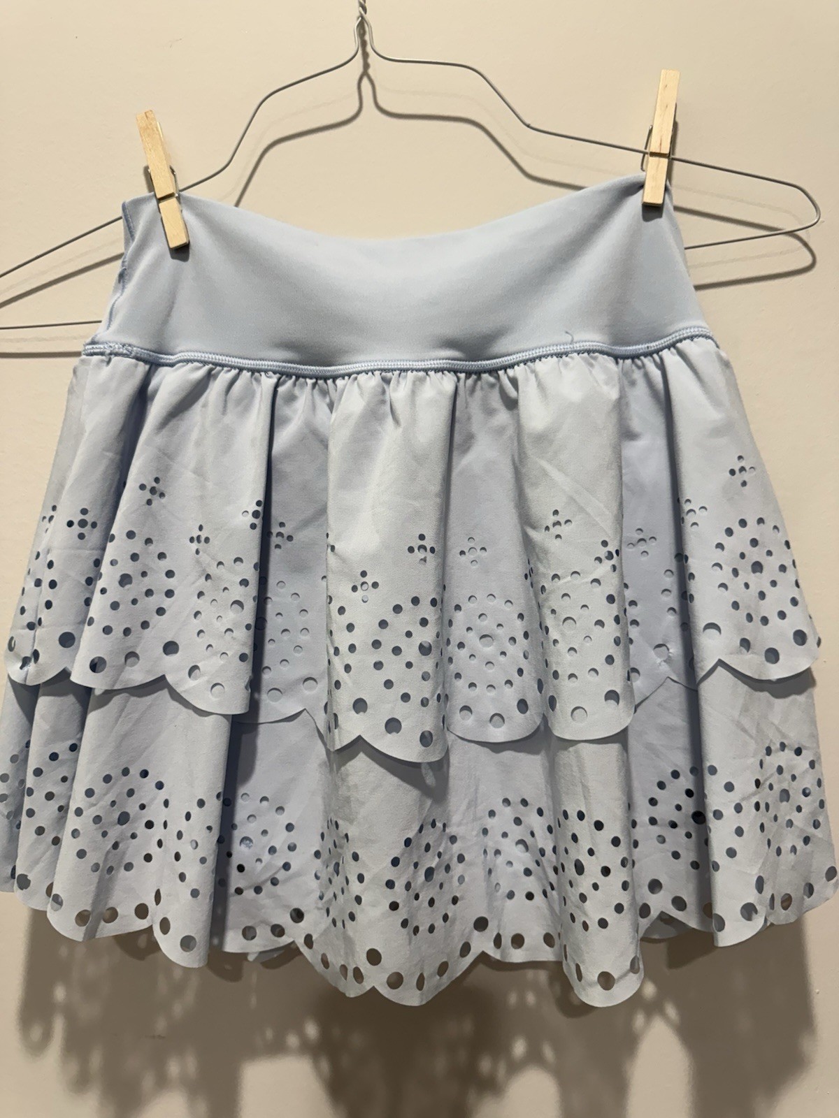 OFFLINE by Aerie Blue Polka Dot Athletic Skort Built-In Shorts M/M