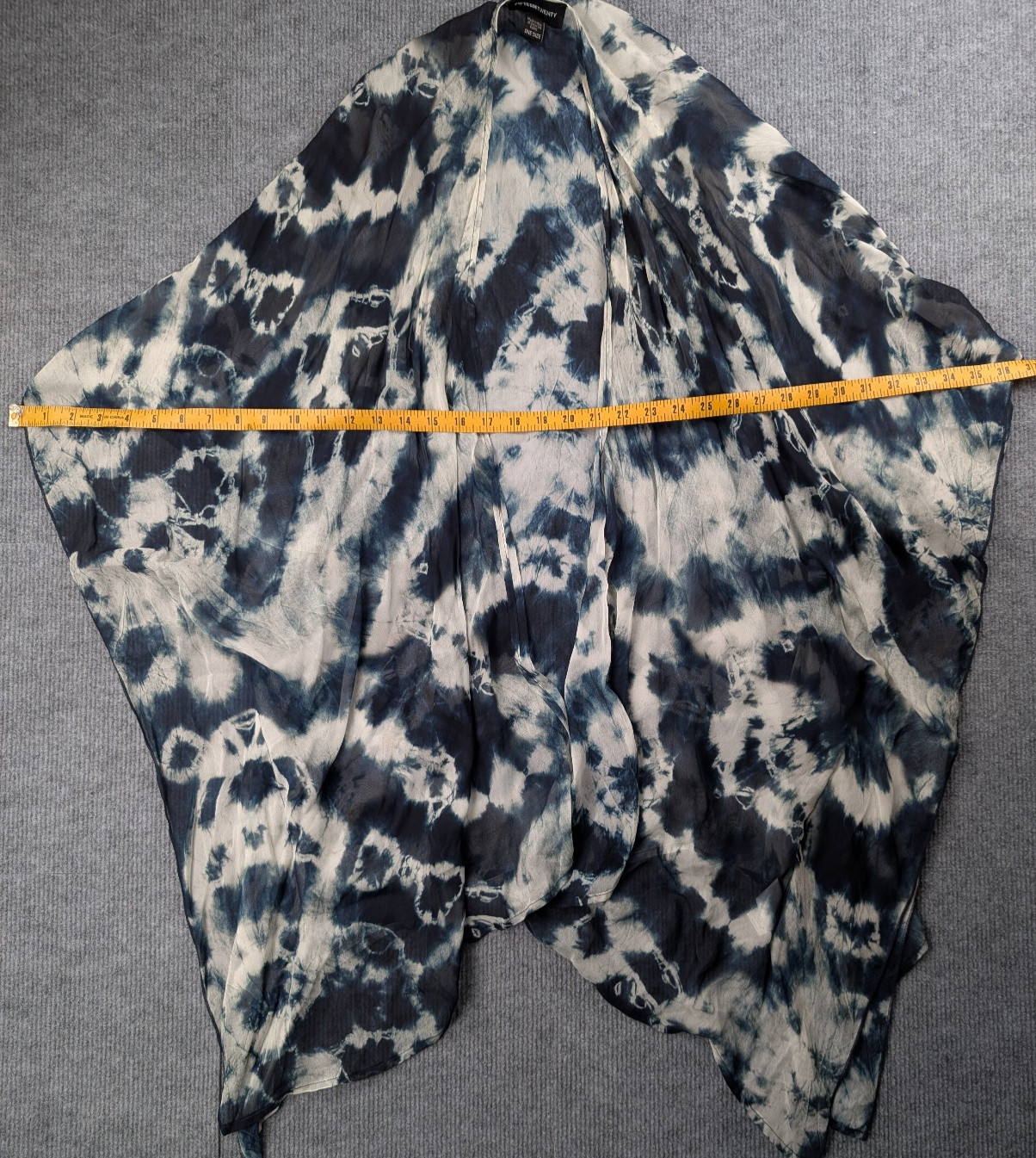 FifteenTwenty Kimono Womens One Size Boho Tie Dye Whimsical Festival Layering