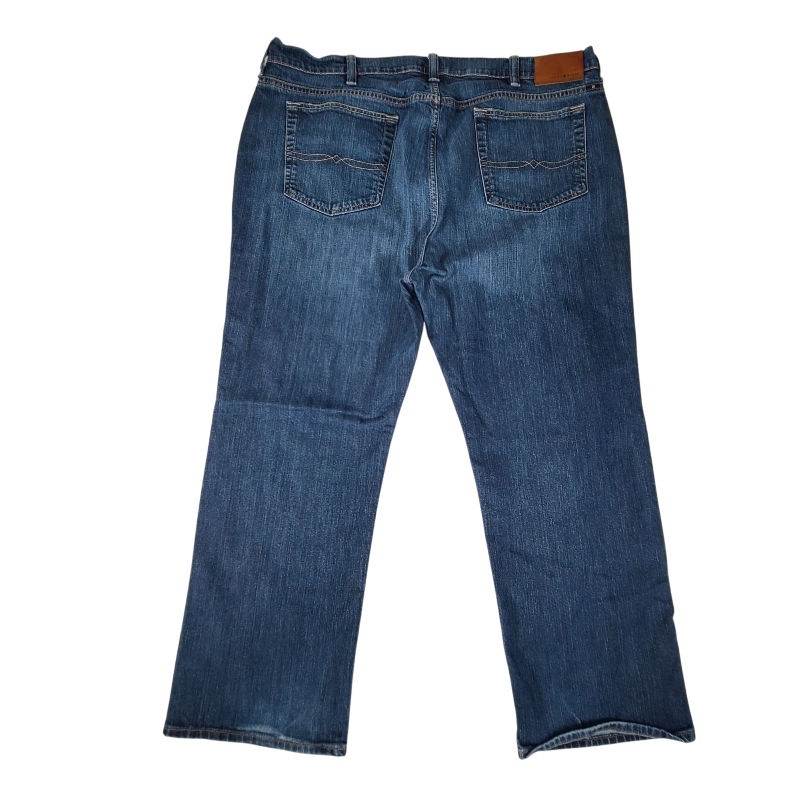 Lucky Brand 181 Relaxed Stretch Rugged Blue Denim Jeans Mens 44×30 (42×27)