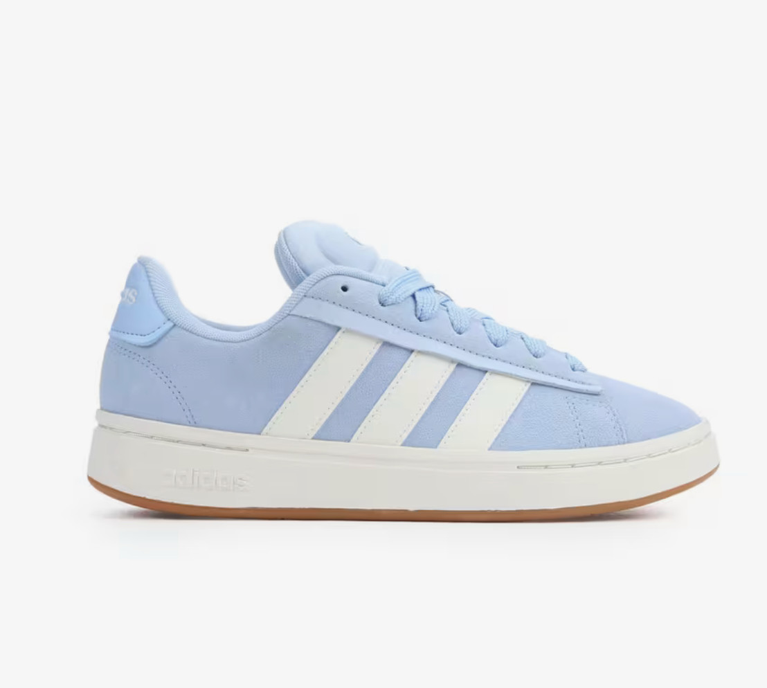 Adidas Womens Grand Court Alpha 00’s JS5038 Blue White Casual Shoes Sneakers
