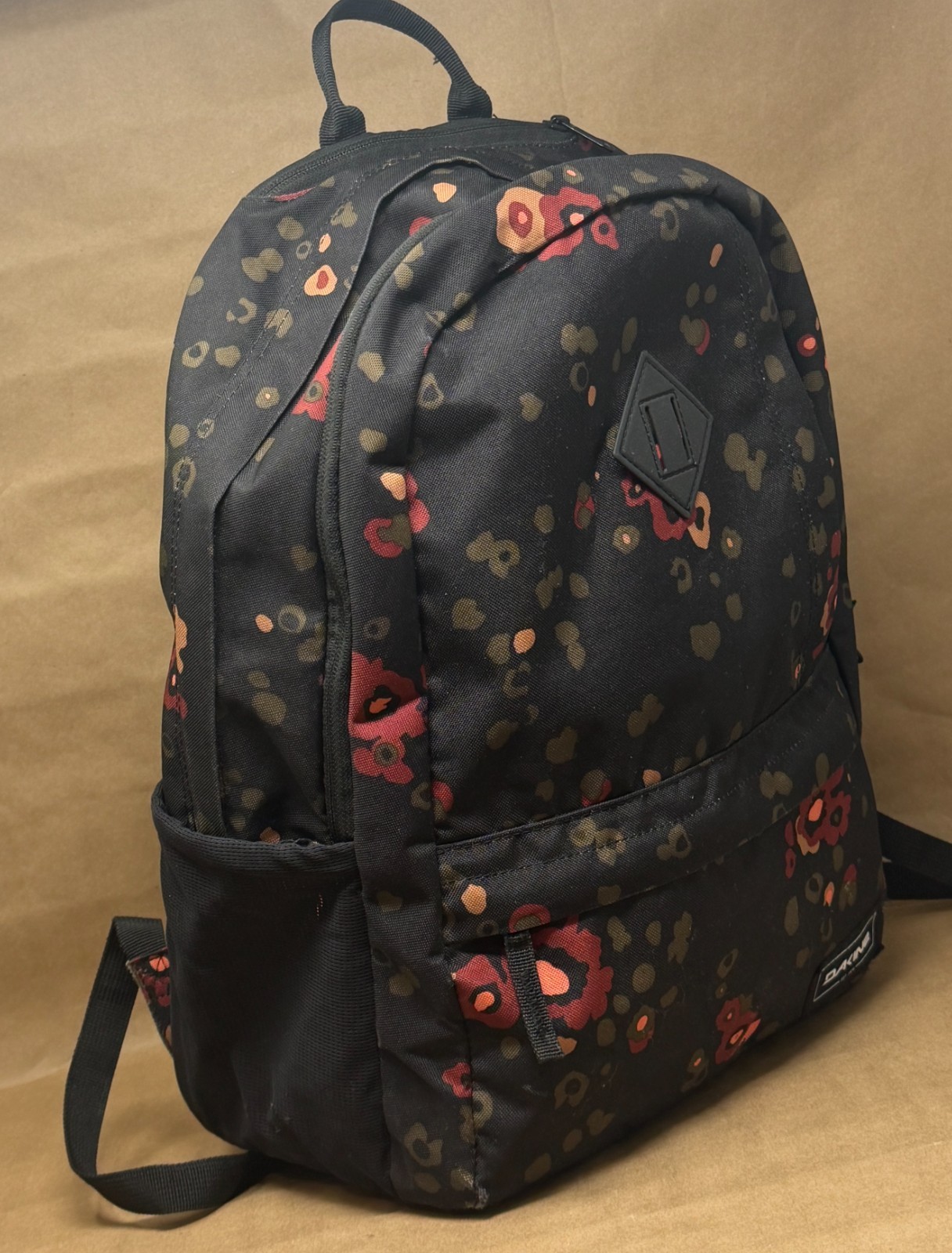 Dakine Essentials 22L Backpack Begonia Floral Print Laptop Bag School Daypack 21