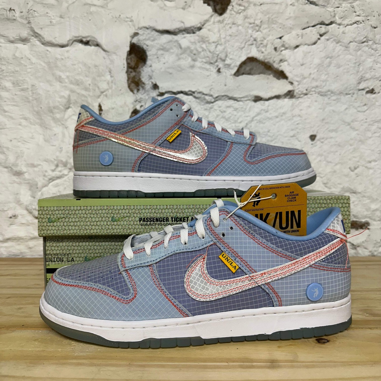 Nike Dunk Low x Union Passport Pack Argon Men’s Size 12 NEW Sneakers DJ9649-400