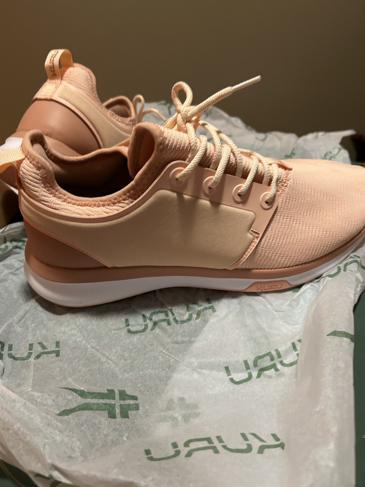 KURU Atom 2 Women’s Pink Mesh Lace-Up Low Top Walking Training Sneakers