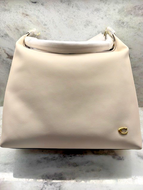 COACH Juliet Large Leather Shoulder Bag 38 CY817 B4/HA B4/CHALK