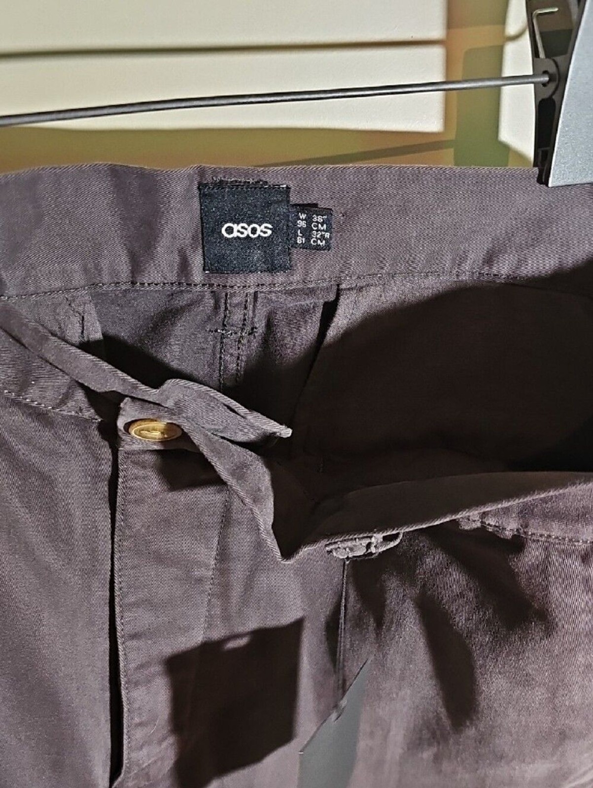 ASOS Men’s Cargo Pants in Charcoal Gray Size 38W 32L Reg.
