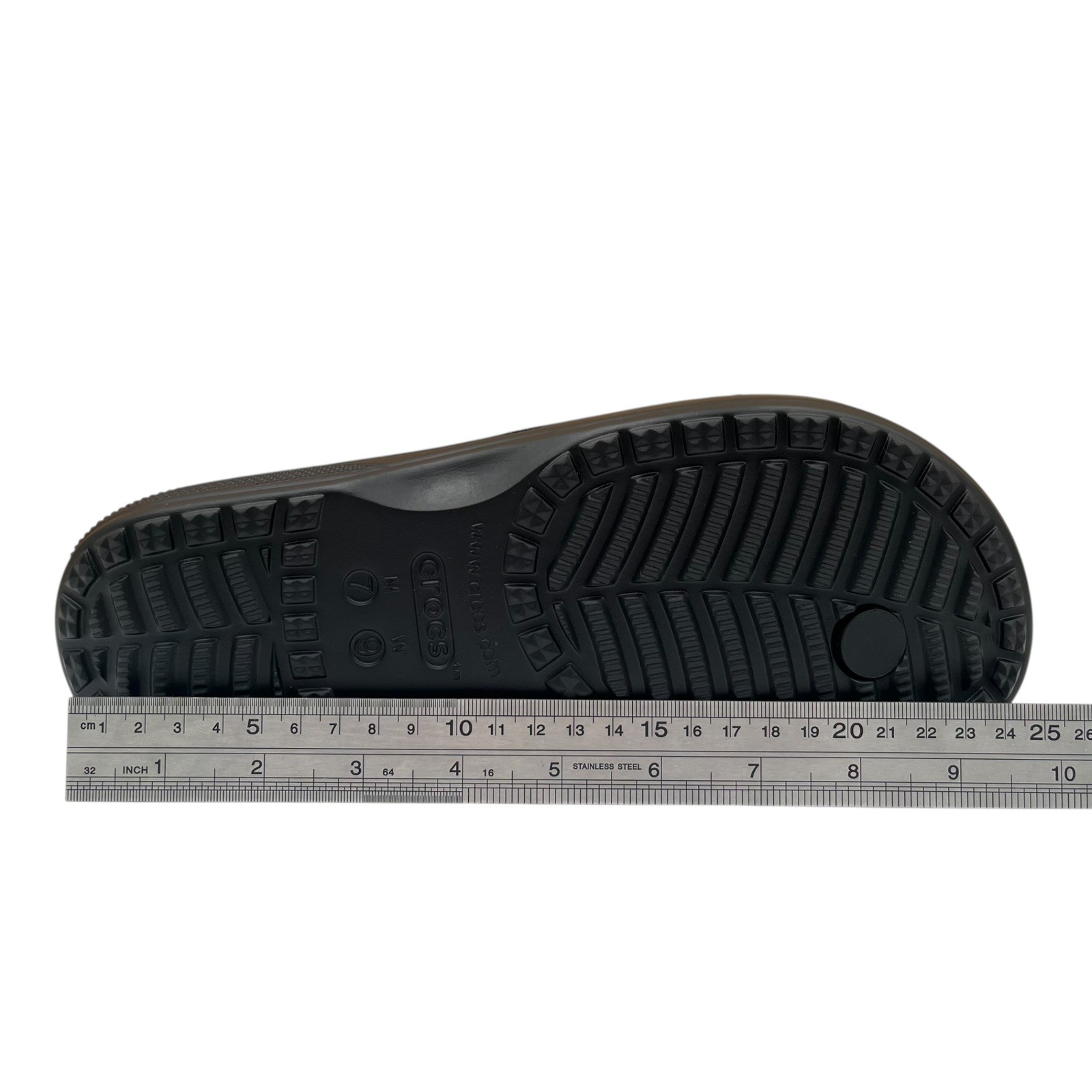 Crocs Baya II Womens Flip Flop Sandals Size 9 Black Lightweight Flexible Comfort