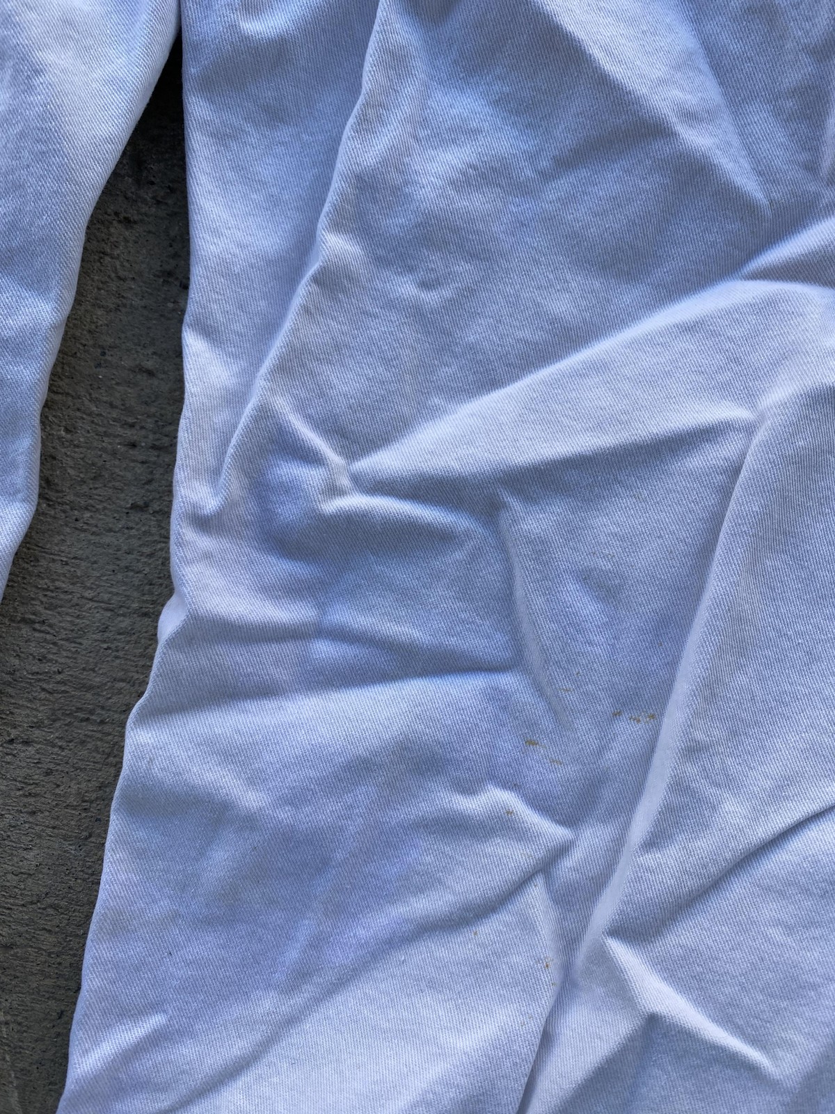 Vintage Splat Paint Dickies Pants Mens 35×25 White Carpenter Fit Canvas Straight