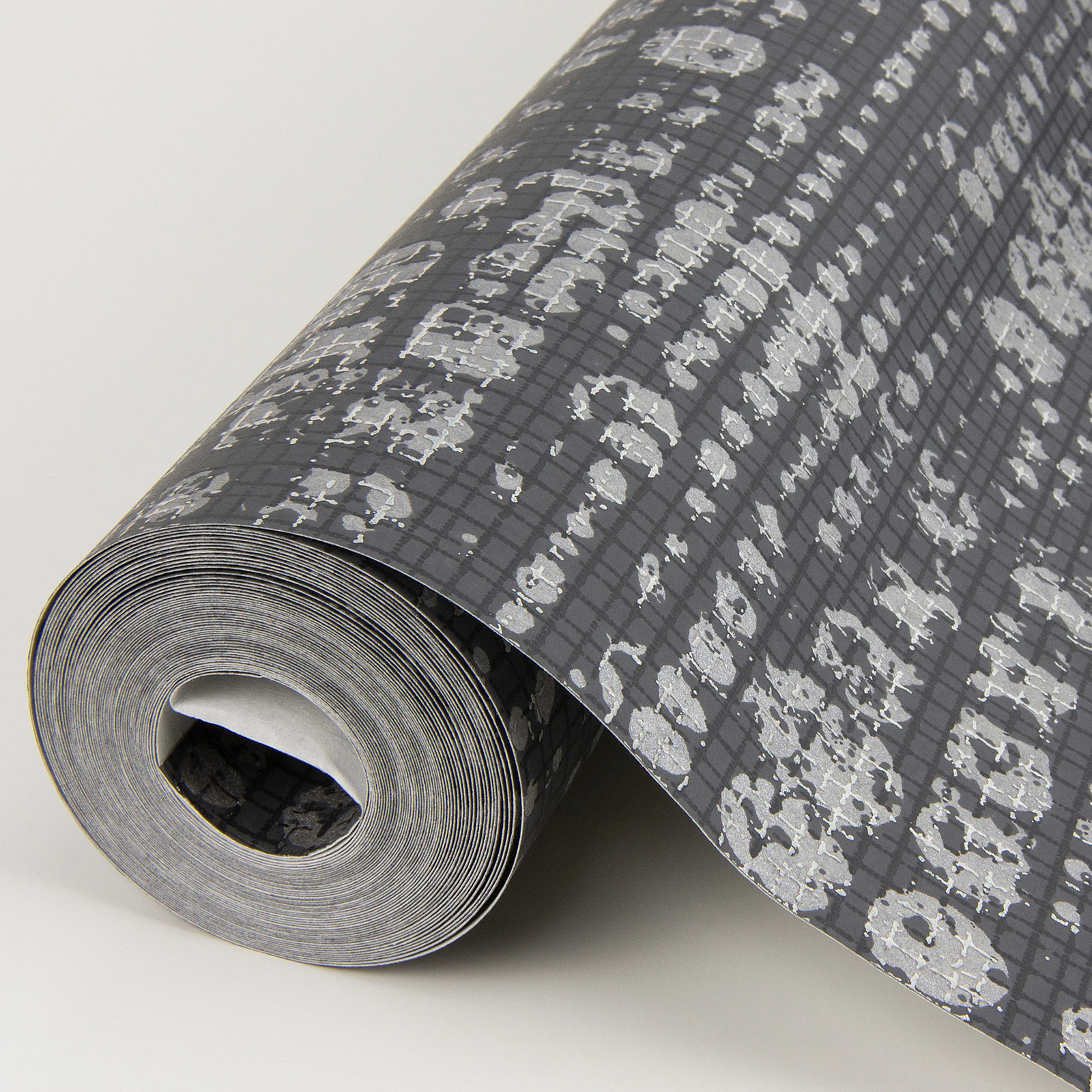 A-Street Prints Lustre 57.5-sq ft Silver Non-woven Textured Geometric 3D U|17305