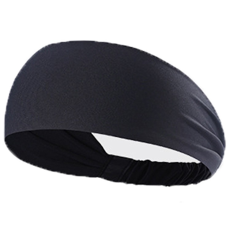 Sports Headband Moisture Wicking Sweat Band Elastic Wide Hair Band for Men Women