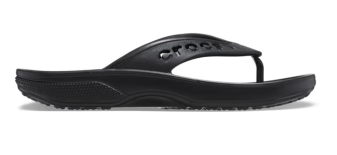 Crocs Men and Women’s Baya II Flip White Black Navy 208192