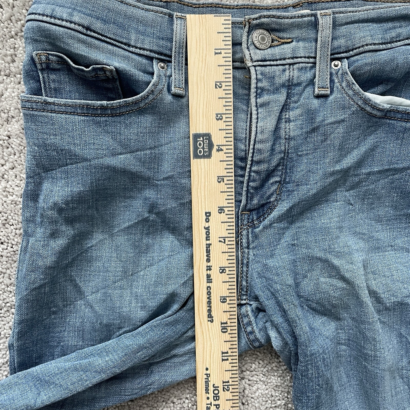 Levis 314 Shaping Straight Jeans Womens 29×30 Medium Wash Blue Denim 19631-0191