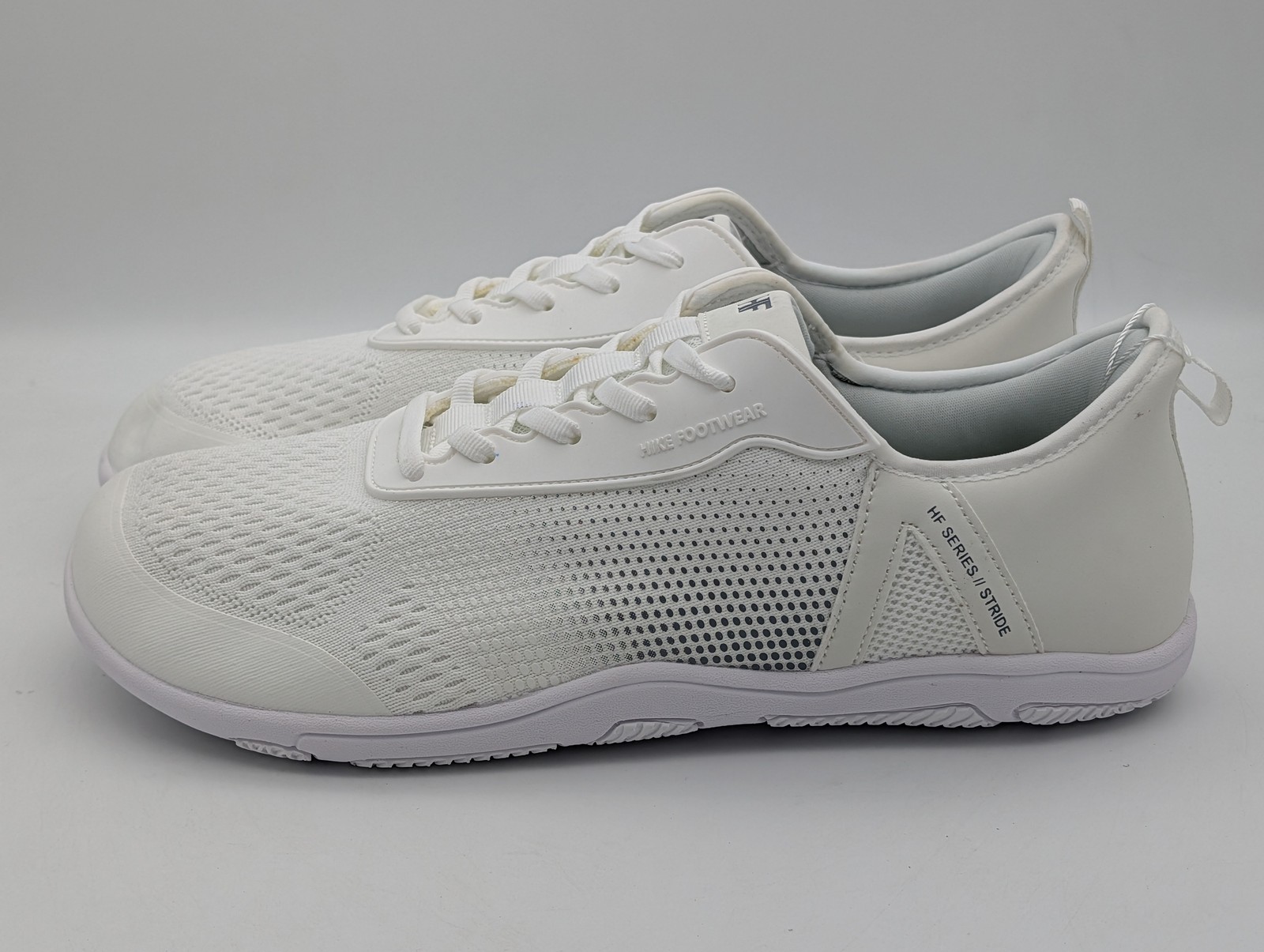 Hike Footwear HF Stride White W 14 M 12 Sneakers Shoes Walking Athletic Mesh