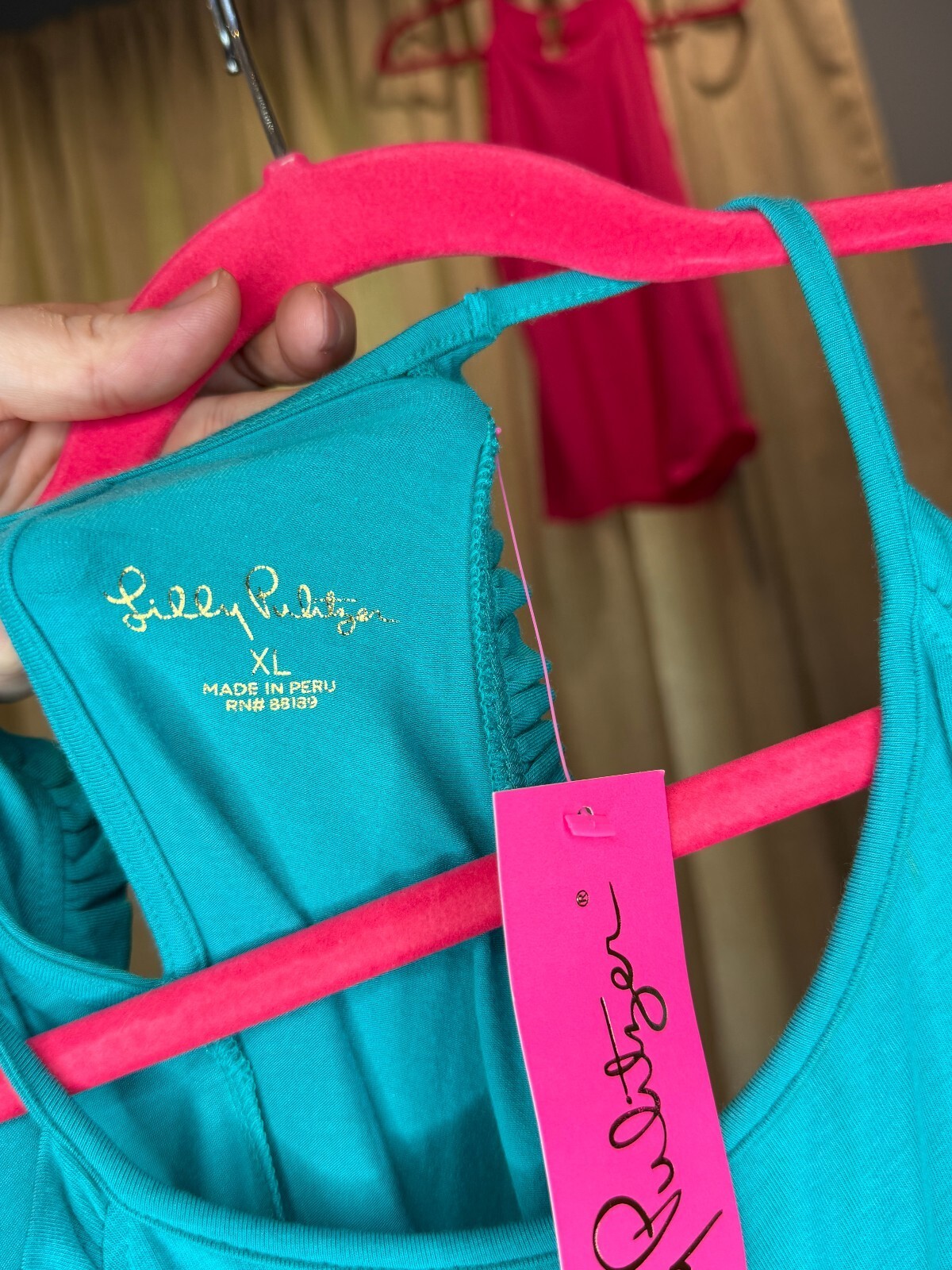 Lilly Pulitzer Set Pink Blue and Green (Size XL)