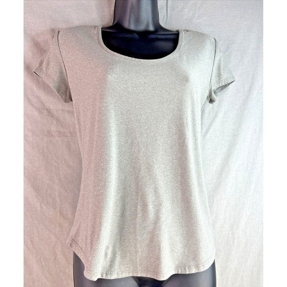 X Celsius Active Gray Cap Sleeve Athletic Tee SP