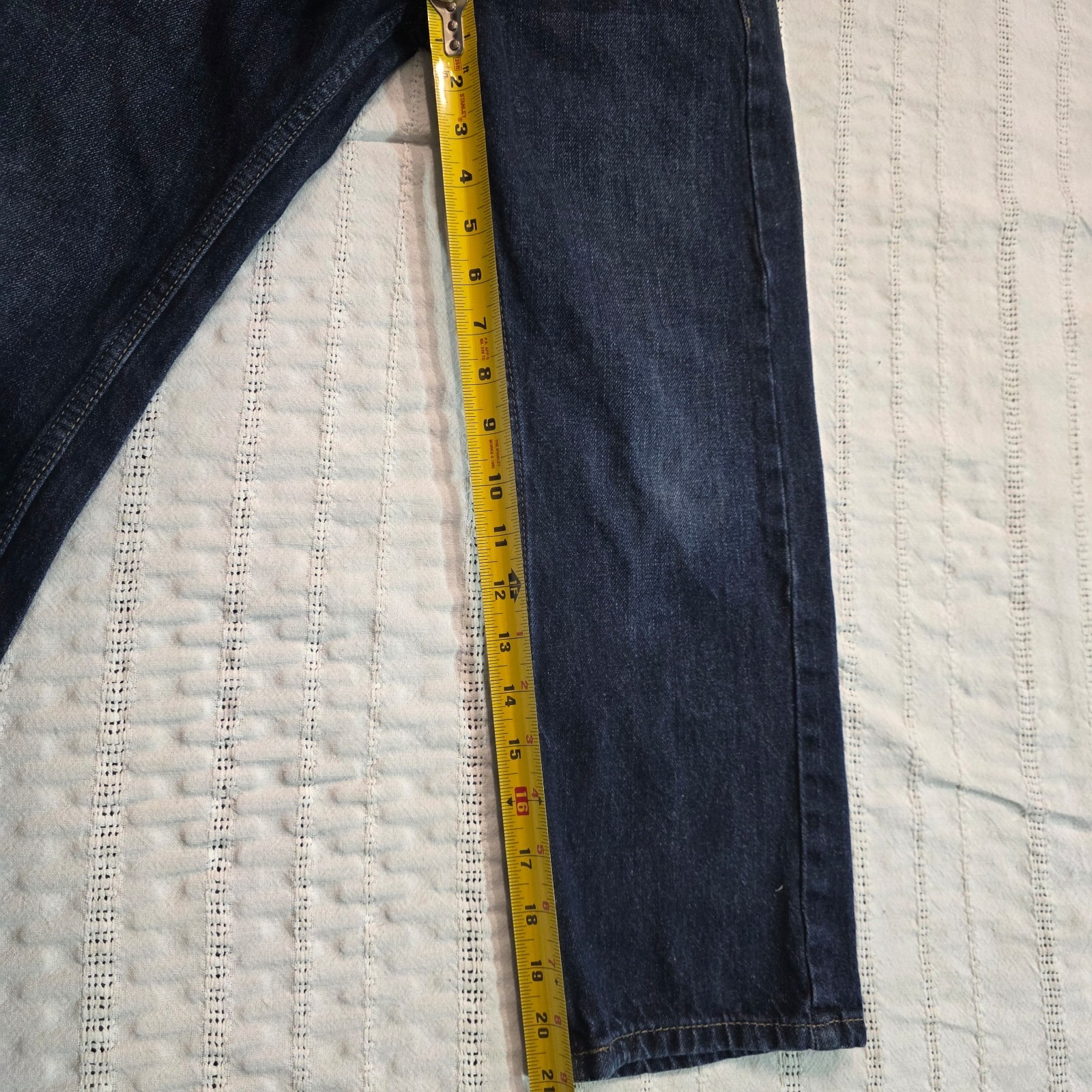 Levi’s 505 Regular Boys Jeans Dark Wash Size 8 REG W24 L22