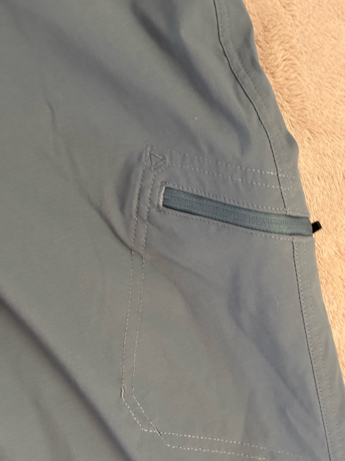 Eddie Bauer Men’s Gray Casual Pants 30W Regular Fit Straight Flat Front