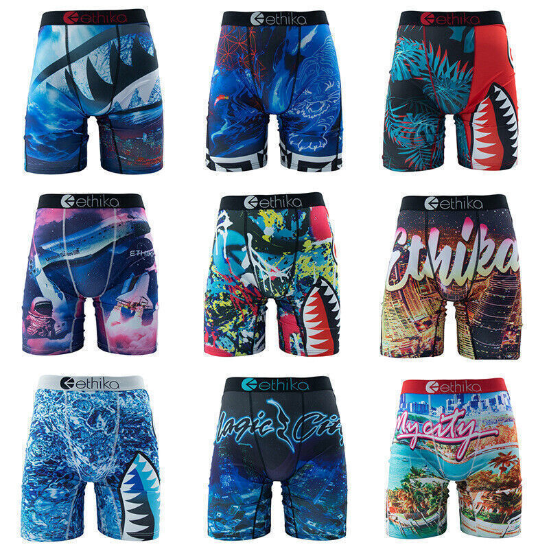 3Pack 5Pack 6Pack 9Pack Ethika Men’s The Staple Boxer Briefs (Random color)