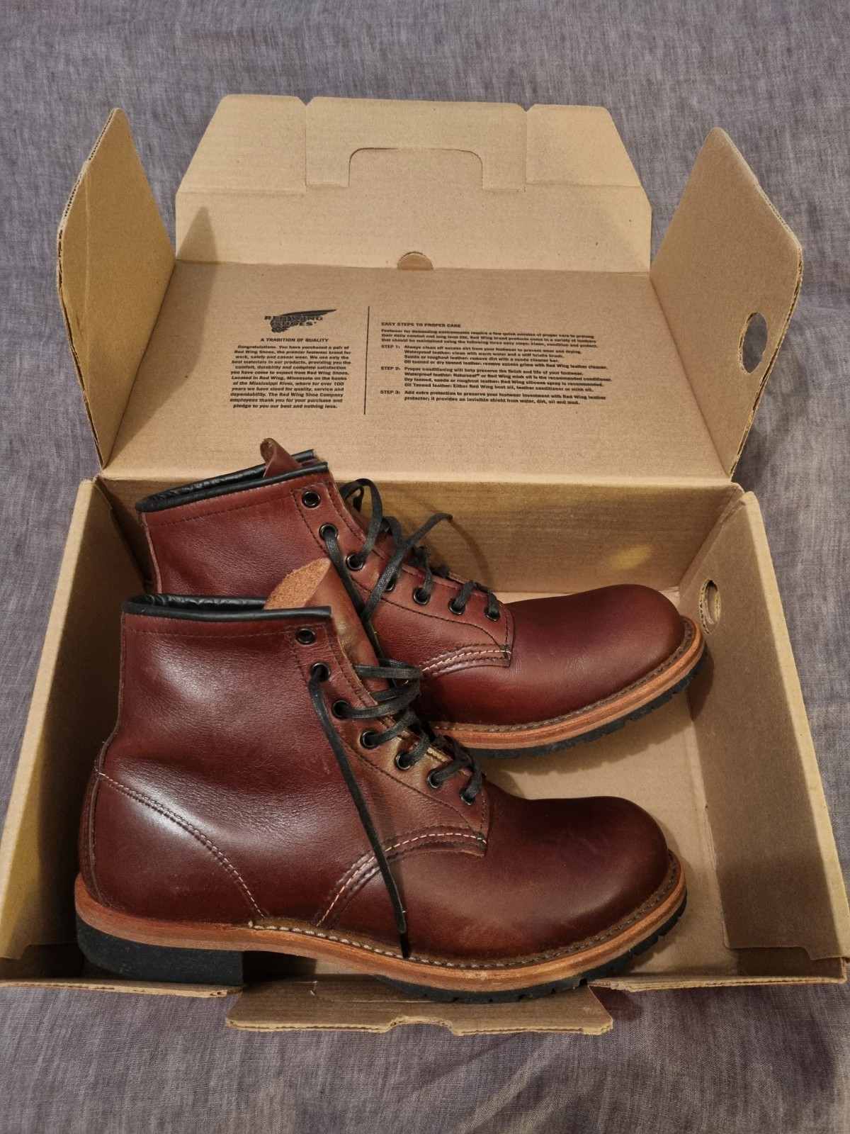 Redwing Heritage Beckman cigar 9016 US8 D vintage