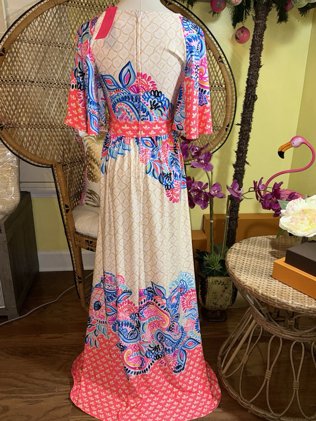 Lilly Pulitzer NWT Minka Maxi Dress Coral Beach Bungalow 🦄 Size 0,2,10,14,16