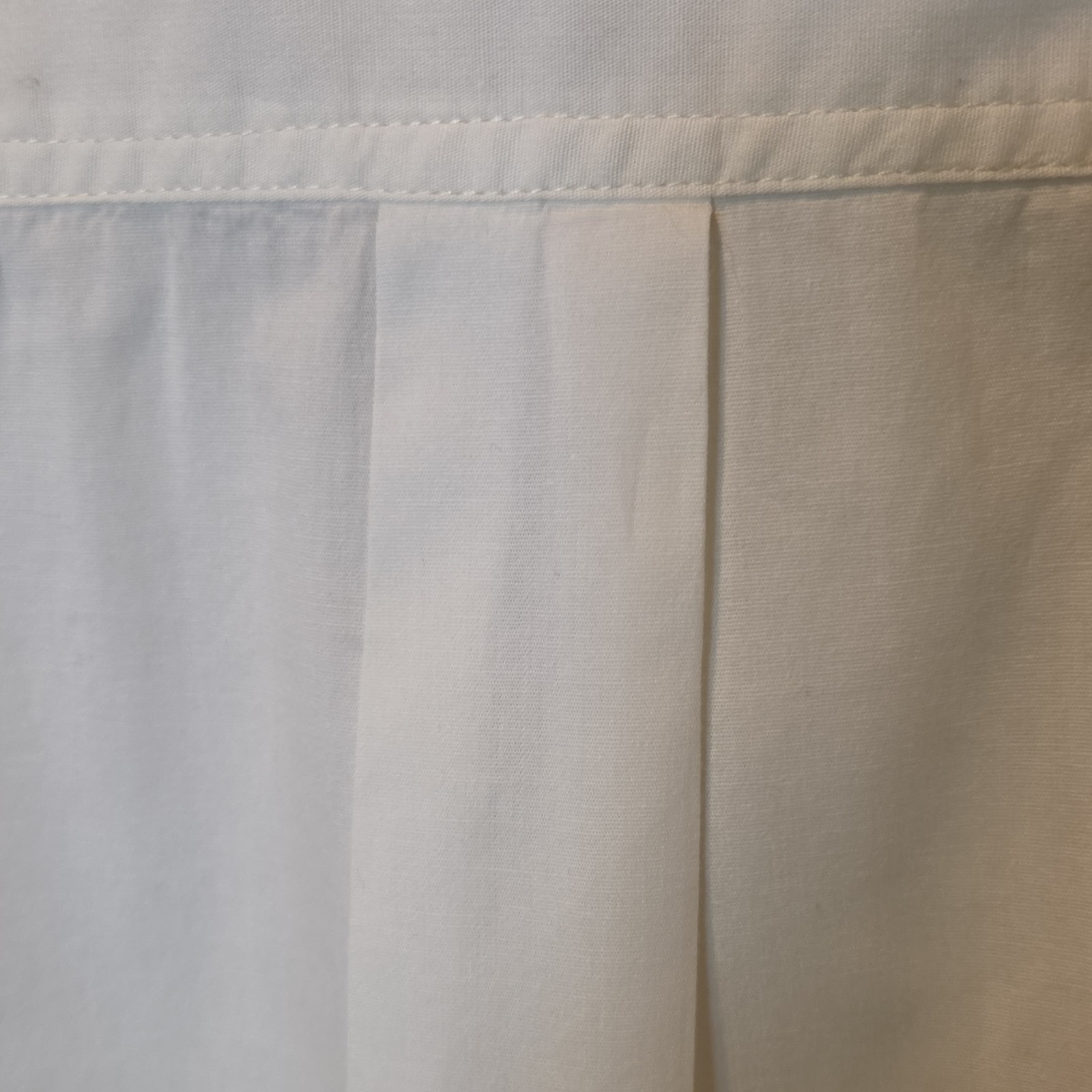 My Name Is Panama Men’s XL White Woven Cotton Button-Up Shirt Embroidered F22