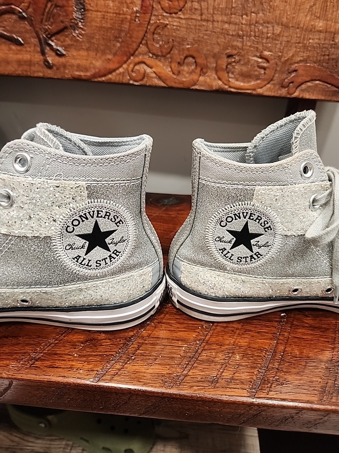 Converse All Star Chuck Taylor Ash Stone Glitter 569426C Grey Glitter size 7