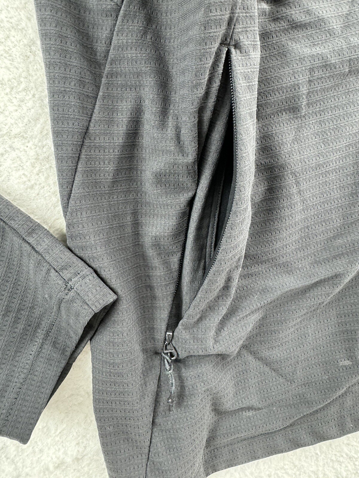 Lululemon Zip Front Hoodie Running Jacket Women’s Size Small Gray Casual Daily