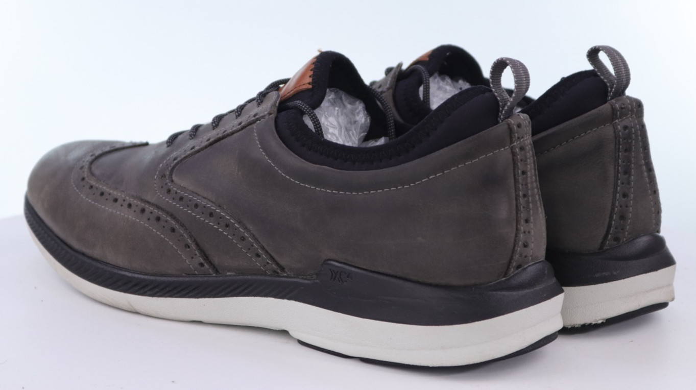 Johnston & Murphy XC4 Men’s Wingtip Oxfords Dress Shoes Size 12 M Leather Gray